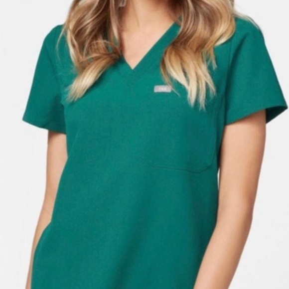 Figs Tops Figs Emerald Catarina One Pocket Scrub Top Poshmark